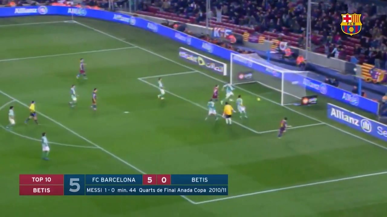 Barcelona have scored some great goals against Barca in the past. DUGOUT