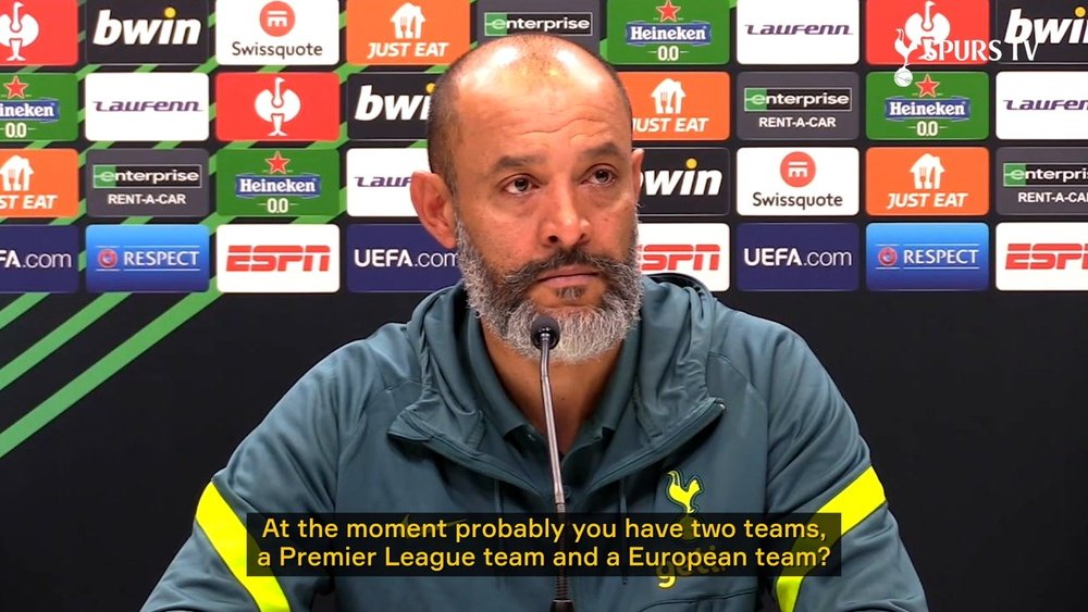 Nuno did not regret the decision to rest Son and Kane in Holland. DUGOUT