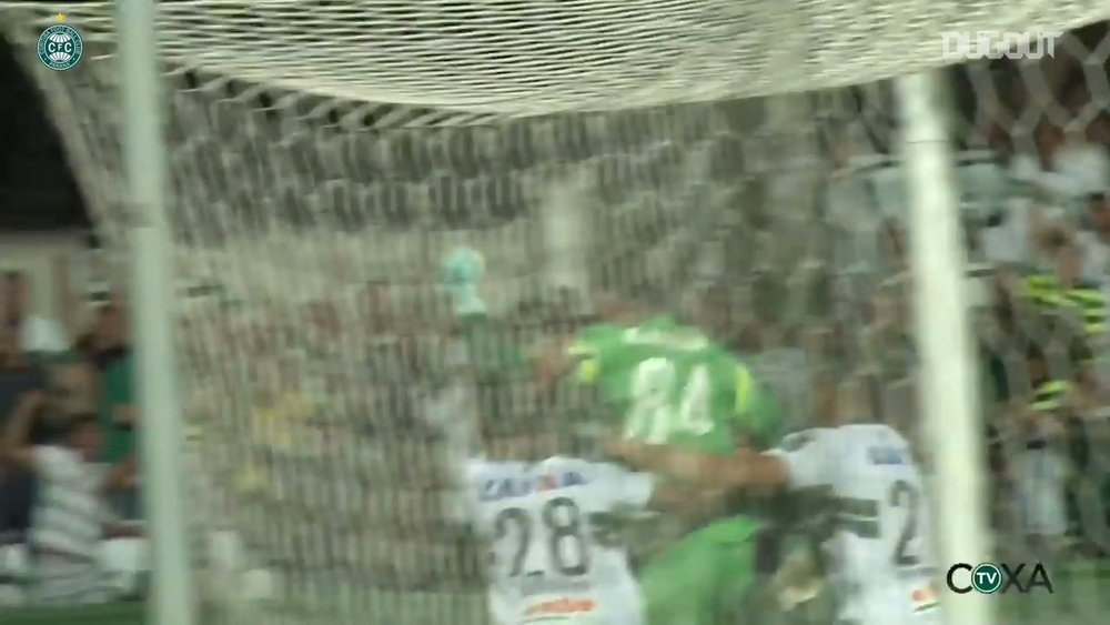 Goalkeeper Wilson rescued a point for Coritiba back in 2016. DUGOUT