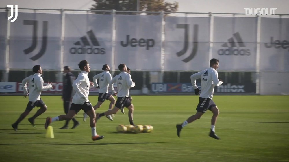 Juventus' training session before Benevento clash. DUGOUT