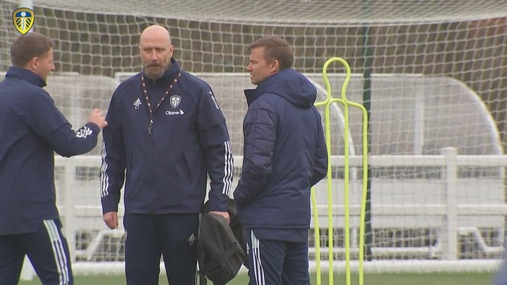 VIDEO: Jesse Marsch's first training session as Leeds boss
