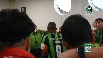 Bastidores da classificação do América para a fase de grupos da Libertadores. DUGOUT