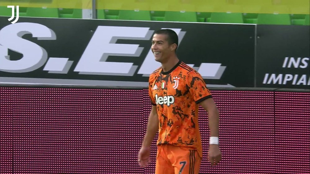 Ronaldo scores twice on return to Juventus team. DUGOUT