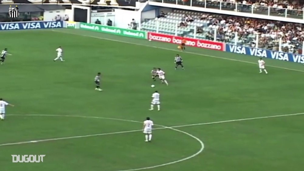 La rete di Neymar JR. Dugout