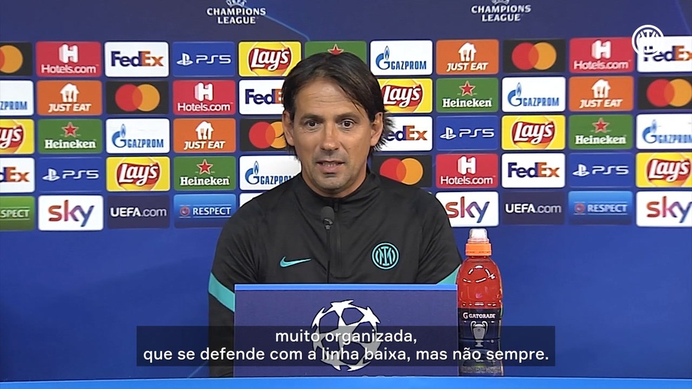 Inzaghi e Skriniar analisam duelo entre Inter e Sheriff na Liga das Campeões. DUGOUT