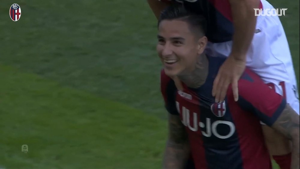 Pulgar's free-kick helped Bologna beat Sampdoria back in 2019. DUGOUT
