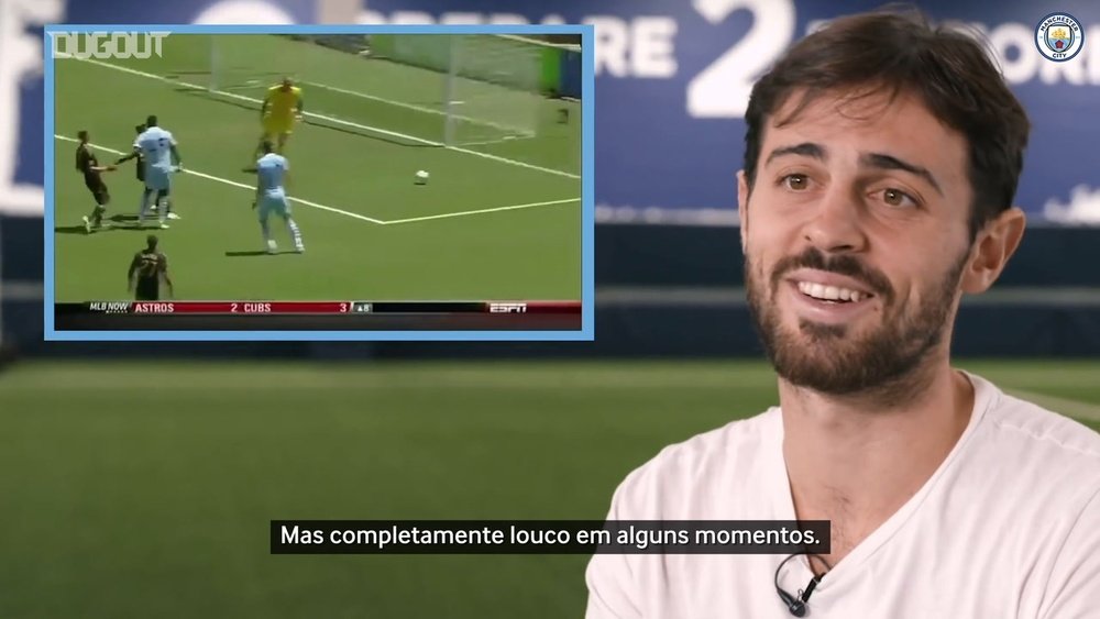 Bernardo Silva falou sobre Balotelli em vídeo com feito pelo Manchester City. DUGOUT