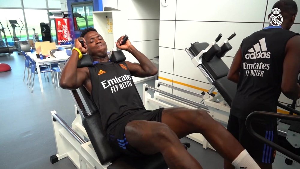 Vinícius Jr. se prepara para duelo contra o Betis. DUGOUT