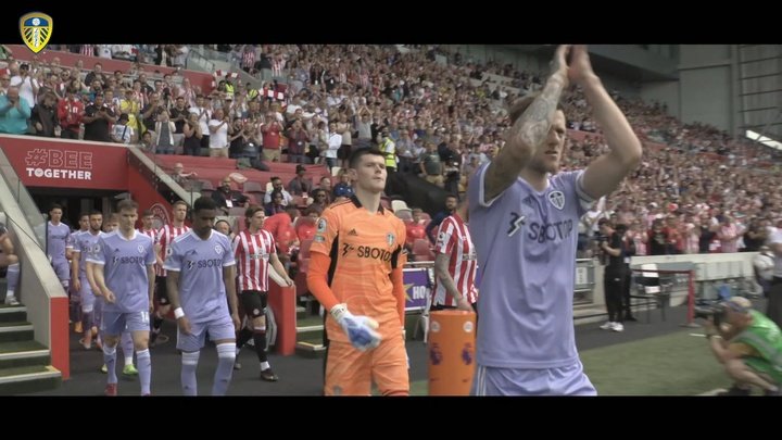 VIDEO: Raphinha celebrates with fans as Leeds survive