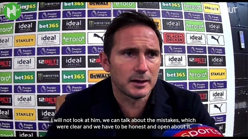 Lampard discusses his new signing. DUGOUT