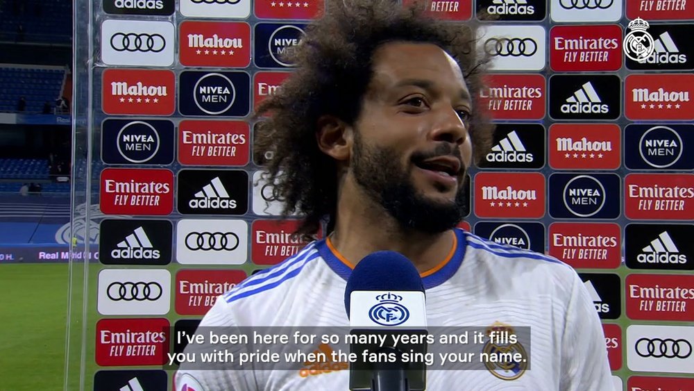 Marcelo spoke after Real Madrid easily beat Getafe. DUGOUT