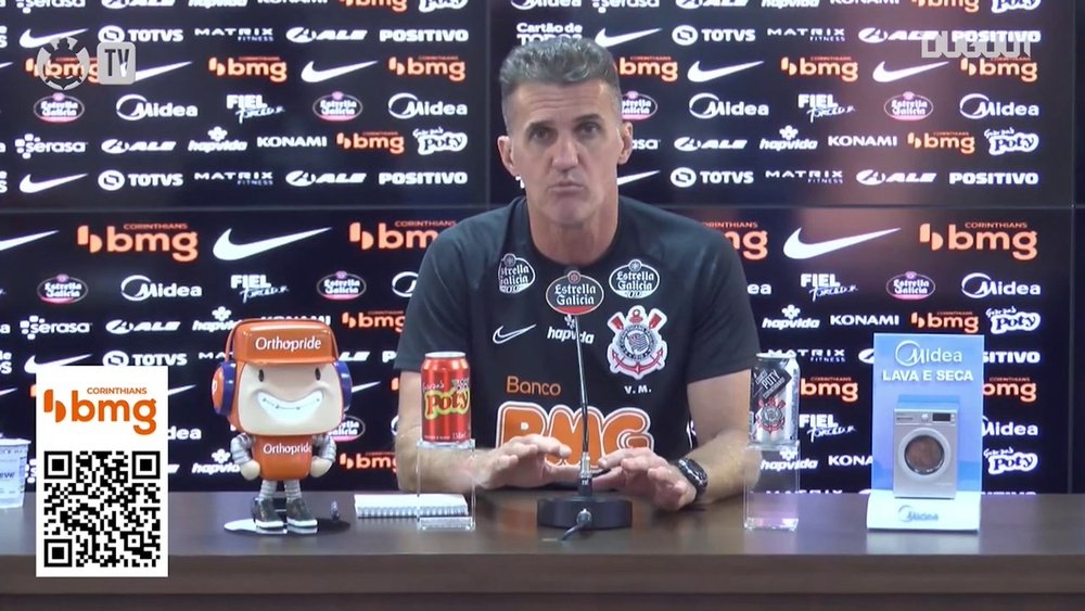 Técnico do Corinthians projetou um duelo complicado contra o América-MG. DUGOUT