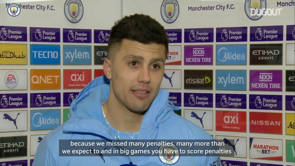 Rodri spoke about the moments before the penalty after the win over Spurs. DUGOUT
