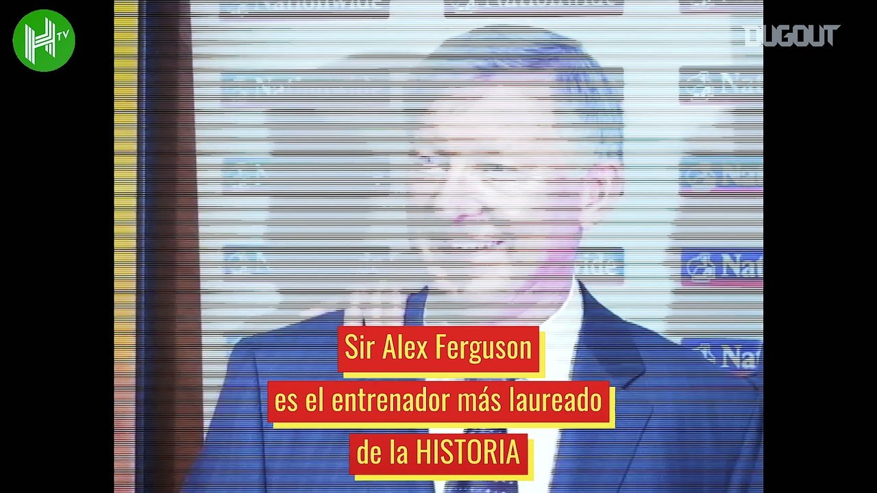 Sir Alex Ferguson es historia viva del United. Dugout