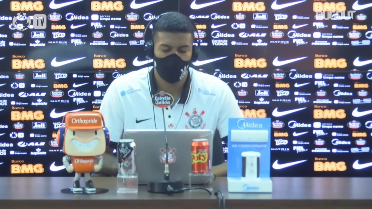 Léo Natel vibra com chegada ao Corinthians. DUGOUT
