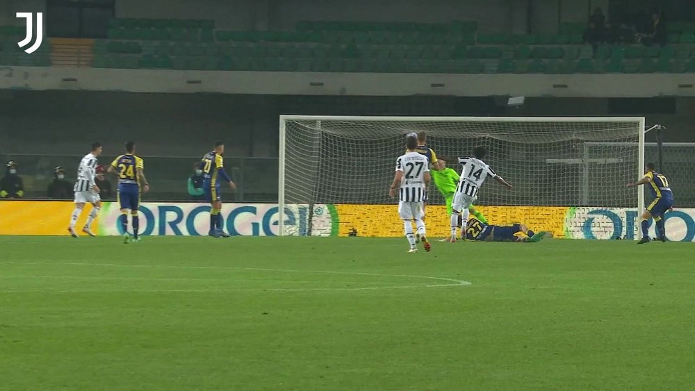 Il gol di McKennie contro il Verona. Dugout