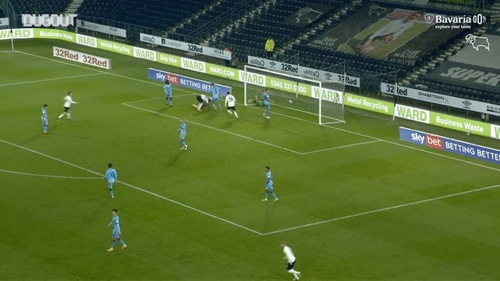 VIDEO: Kazim-Richards head home first Derby County goal