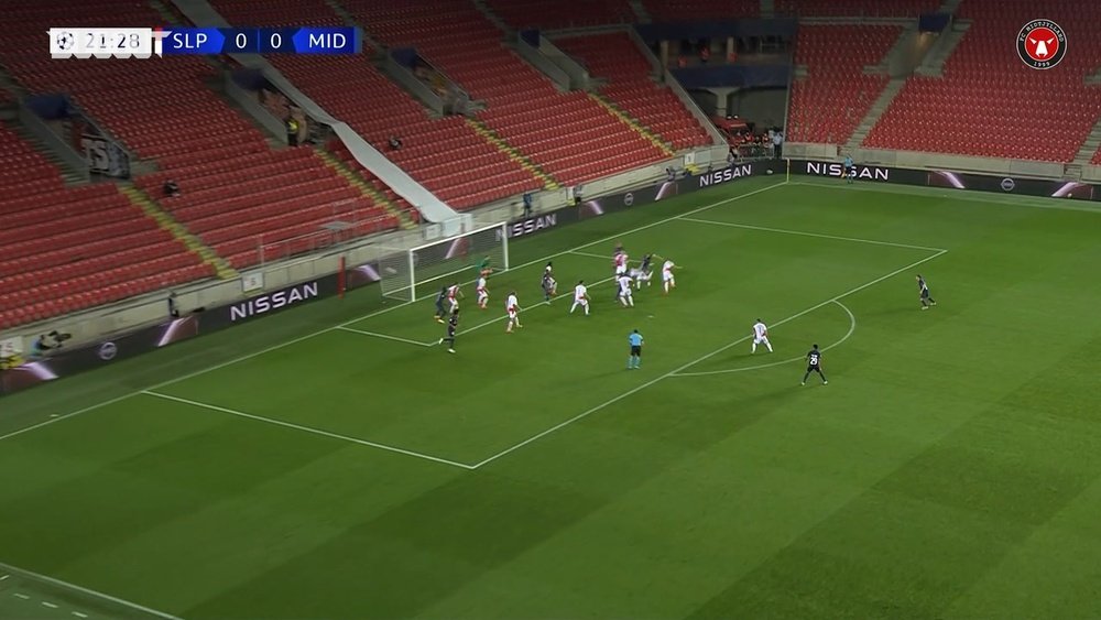 FC Midtjylland hold Slavia Prague. DUGOUT