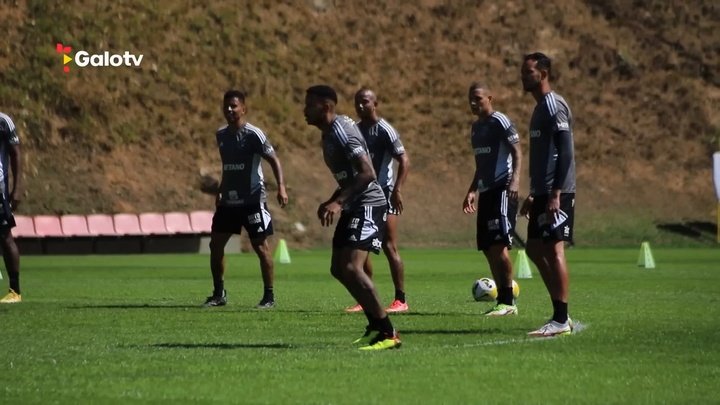 Preparados! Atlético-MG faz último treino antes de encarar o Goiás
