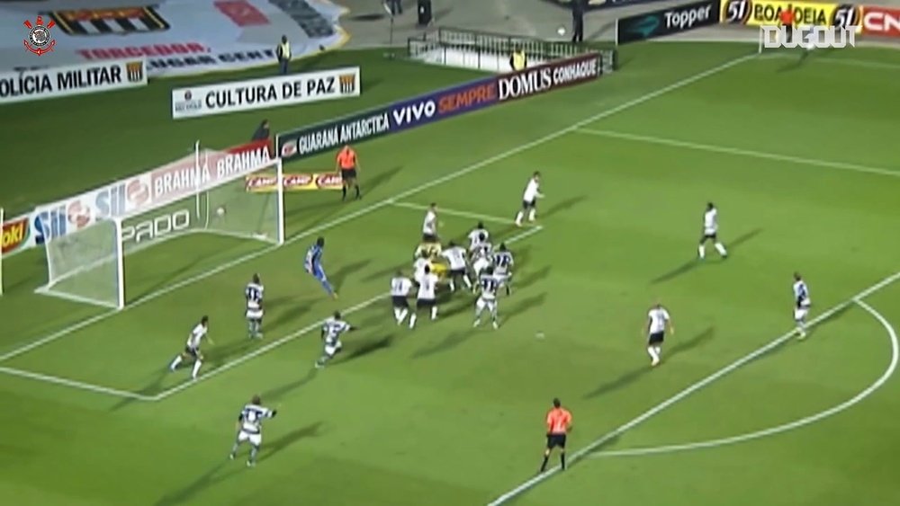 Cassio has made some fabulous saves for Corinthians. DUGOUT