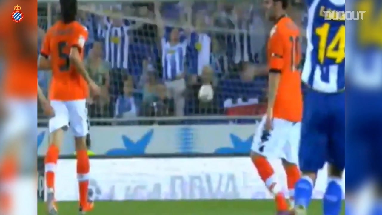 Dani Osvaldo scored a wonderful goal in a draw with Valencia back in 2011. DUGOUT