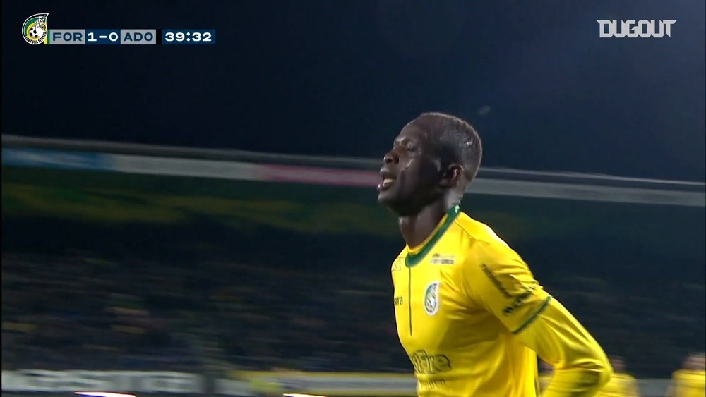 Amadou Ciss earns Fortuna all three points vs ADO Den Haag. DUGOUT