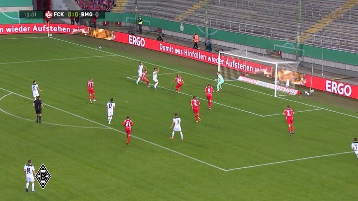 VIDEO: Stindl's fine header helps Gladbach win over Kaiserslautern