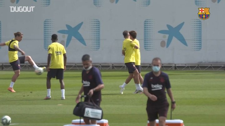 VIDEO: Final session ahead of Espanyol clash