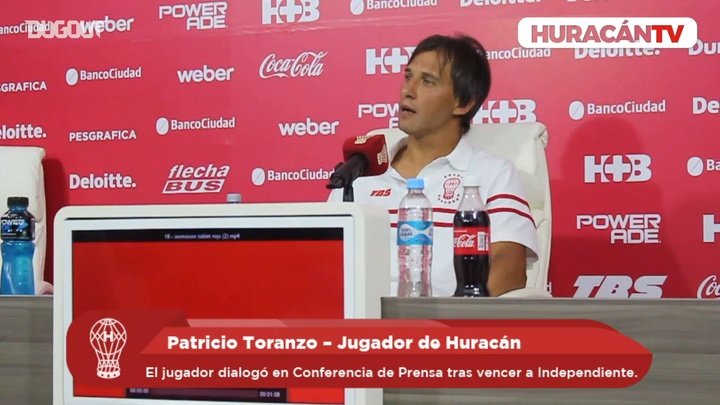 VÍDEO: Toranzo se mostró feliz por su regreso a Huracán