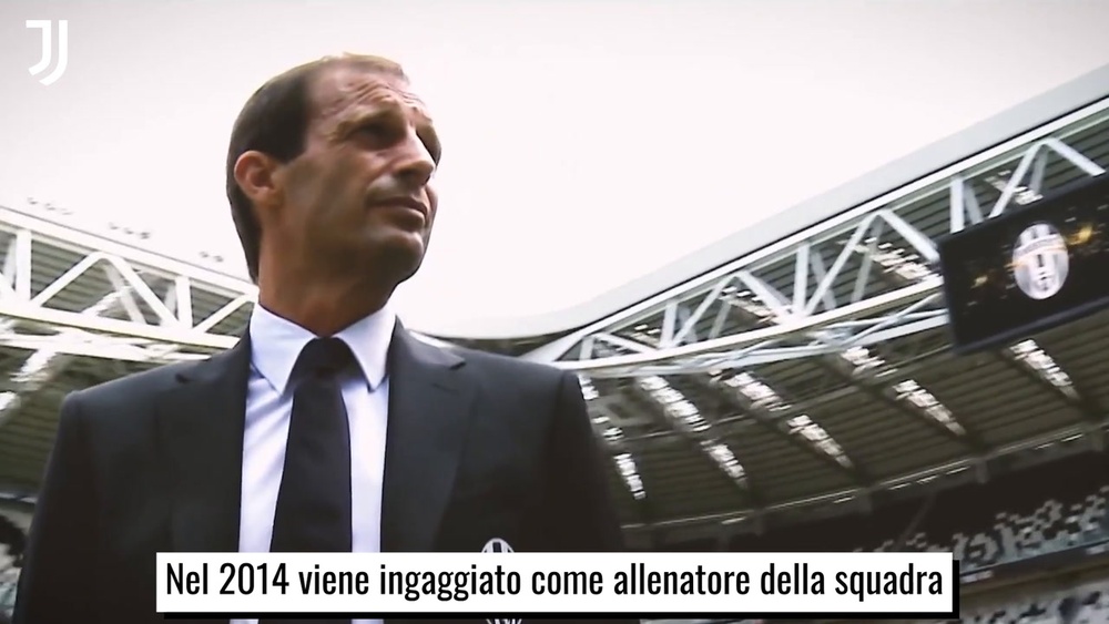 Il successo della Juventus con Allegri. Dugout