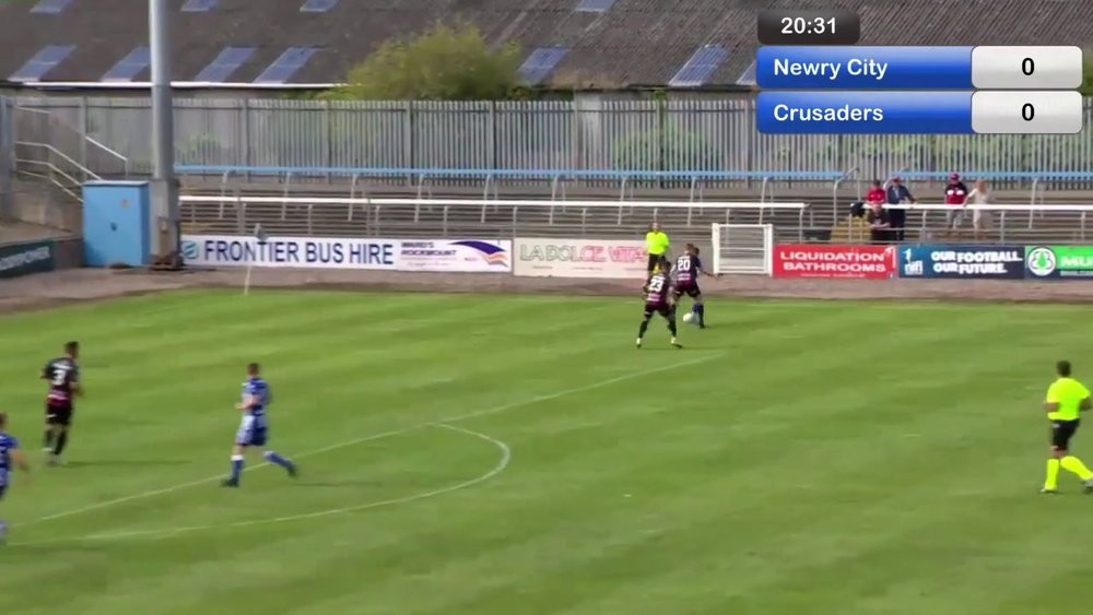 Résumé vidéo de la victoire des Crusaders face à Newry City. Dugout