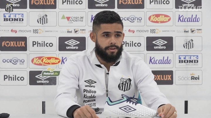 VÍDEO: Felipe Jonatan vibra com assistência na vitória do Santos