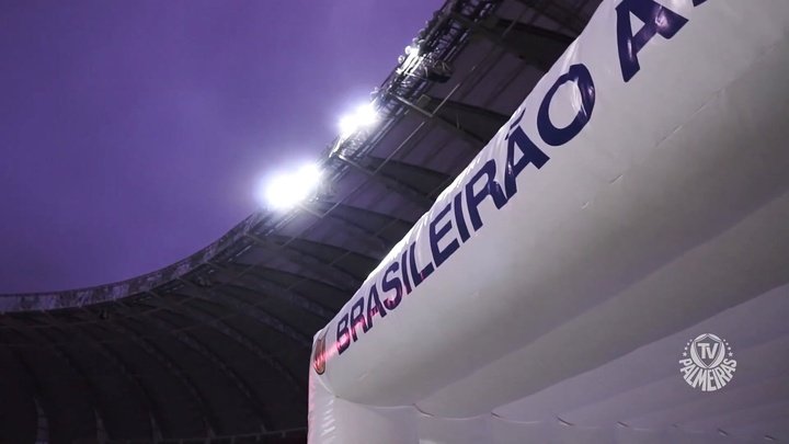 VIDEO: Behind the scenes as Palmeiras win at Internacional