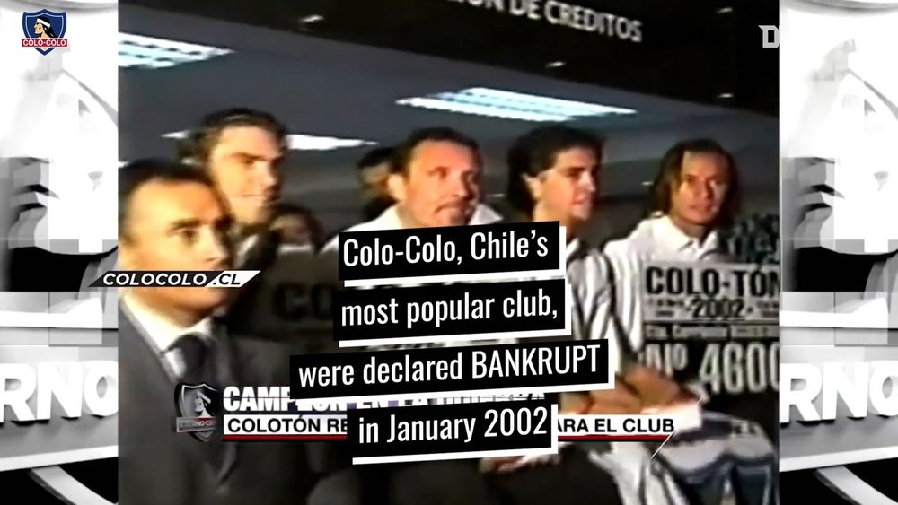 Colo Colo won 2002 Clausura Tournament with kids team 11 months after bankruptcy. DUGOUT