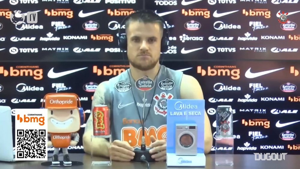 Ramiro participou de coletiva online na véspera do jogo contra o Botafogo. DUGOUT