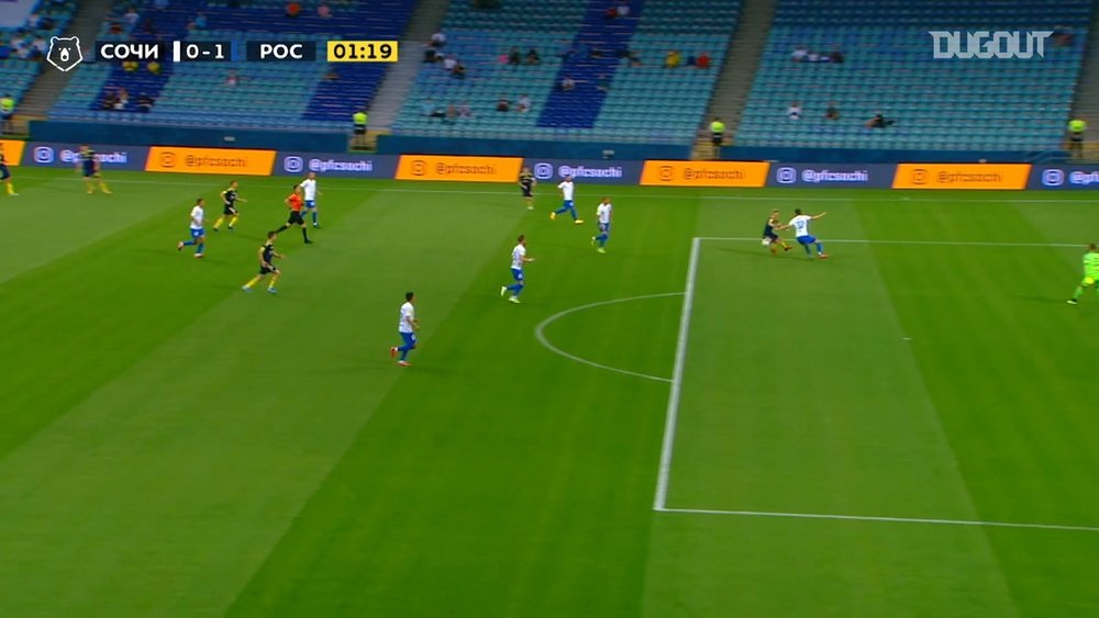 Rostov were missing many players for the trip to Sochi. DUGOUT