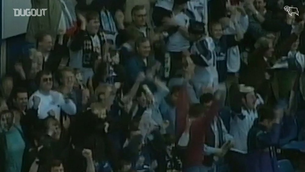 Derby secured their first promotion to the Premier League in 1996. DUGOUT