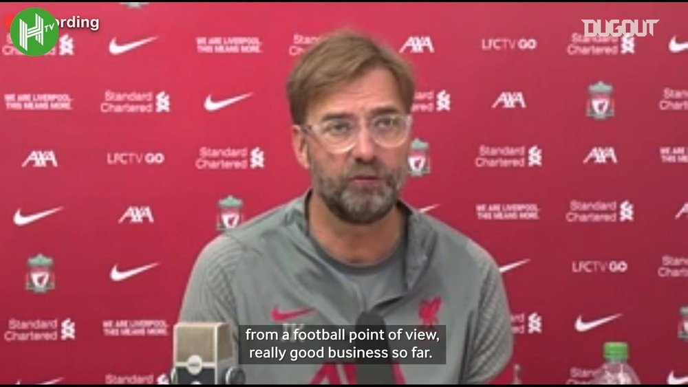 Klopp spoke about his team. DUGOUT