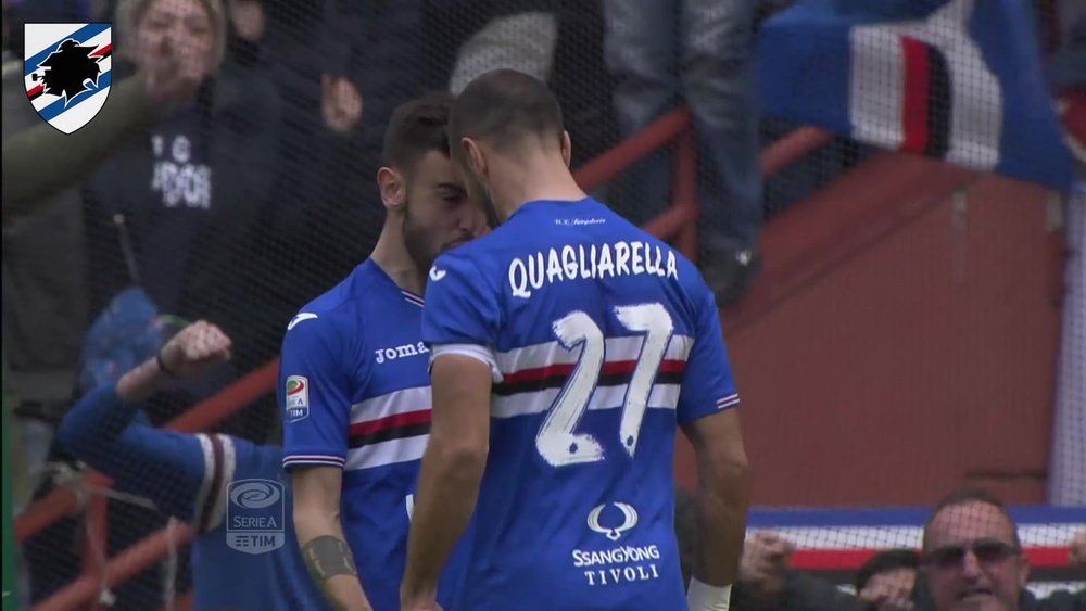 La formidabile carriera di Quagliarella nella Samp. Dugout