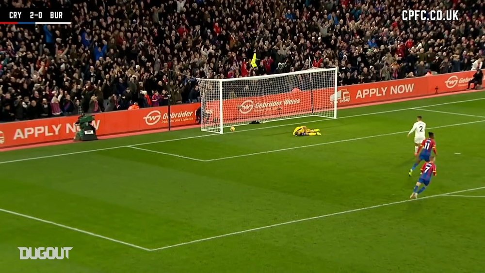 Andros Townsend scored as Crystal Palace beat Burnley 2-0. DUGOUT