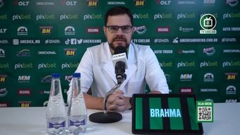 Após uma operação delicada, Leandro Penna fala aos meios de comunicação. DUGOUT