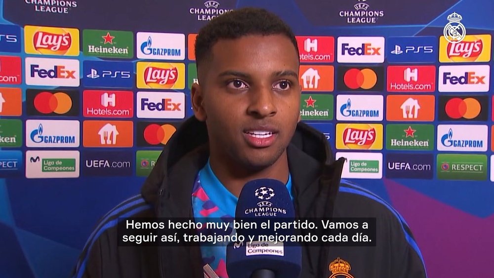 Rodrygo confesó que ensayó la jugada en los entrenamientos con Vinicius. DUGOUT