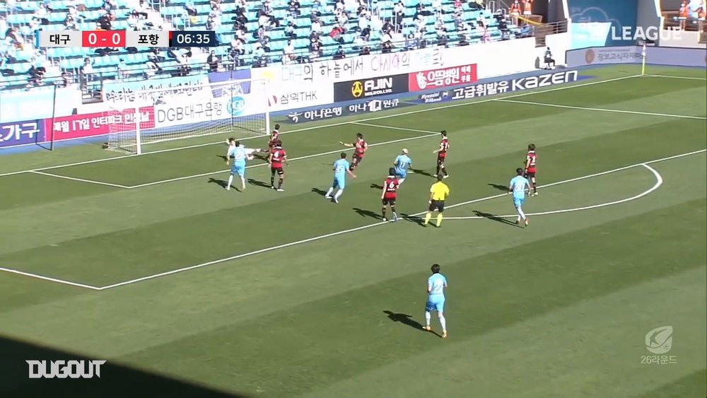 Cesinha scored another screamer. DUGOUT