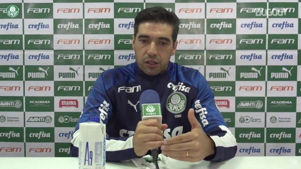 Abel Ferreira falou com a imprensa após empate contra o São Paulo. DUGOUT