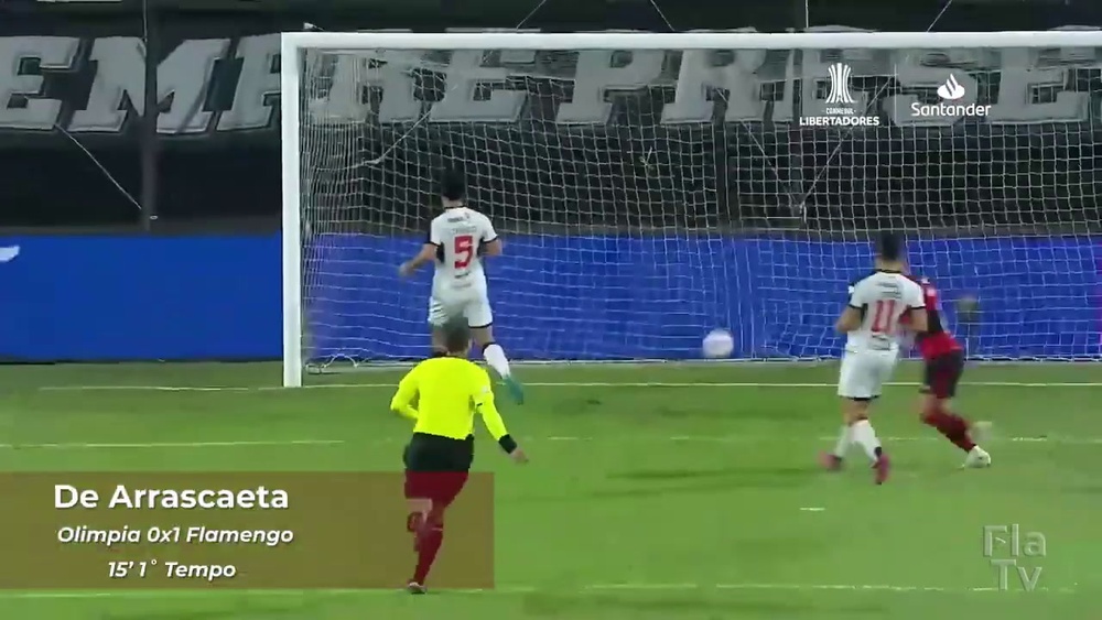 Flamengo got a commanding first leg lead against Olimpia. DUGOUT