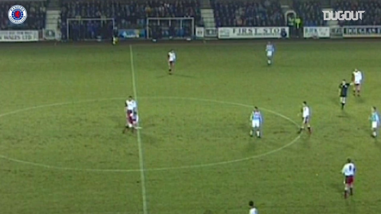 VIDEO: Paul Gascoigne finds the net vs Kilmarnock