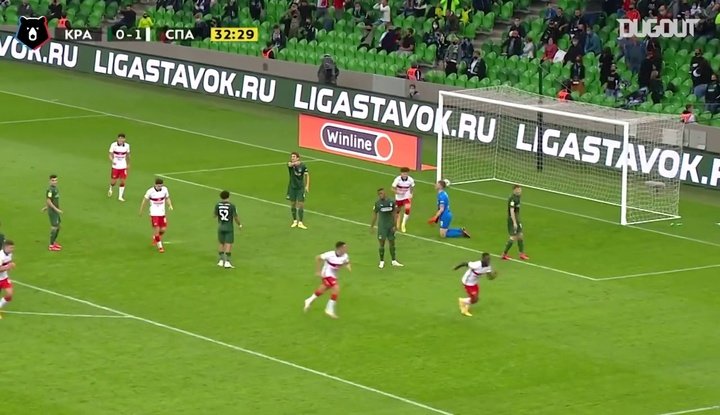 VÍDEO: primeiro gol de Victor Moses pelo Spartak