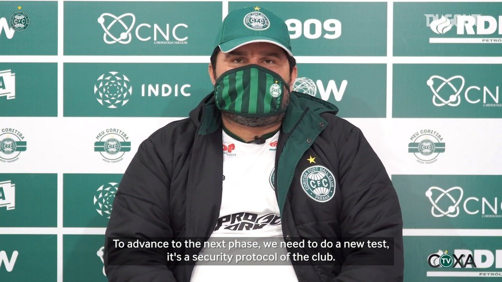 VIDEO: Eduardo Barroca explains Coritiba's plans ahead of the return of football. DUGOUT