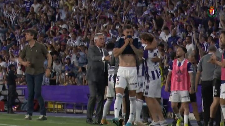 Il Real Valladolid torna in Liga. Dugout
