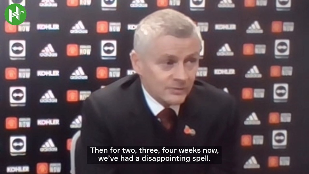 Solskjaer was bitterly disappointed to lose so easily to Man City. DUGOUT
